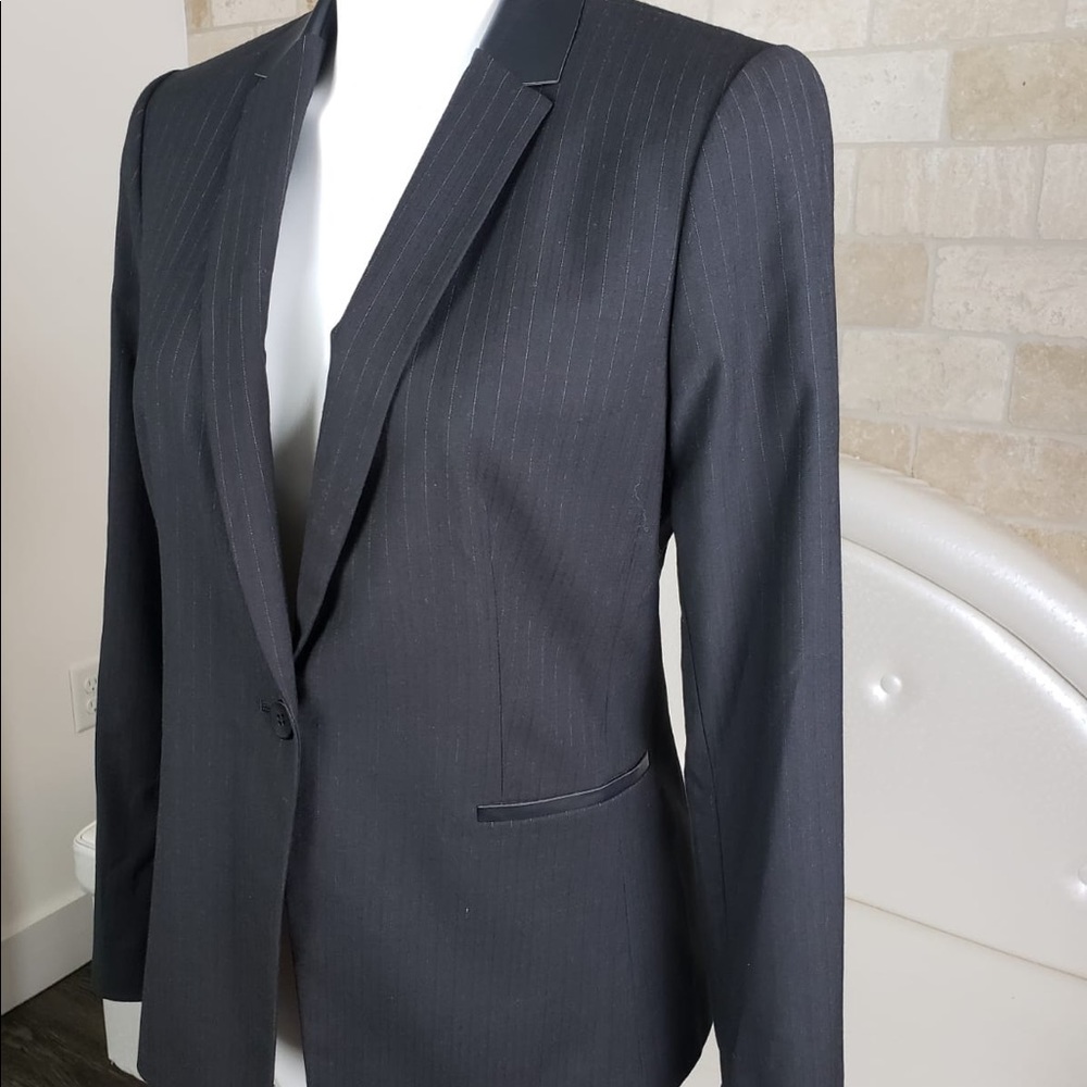 Tahari Pinstripe Blazer